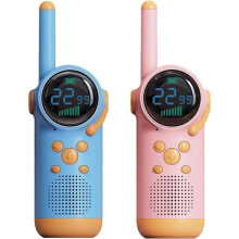 Children's Walkie-Talkie - for hours of play and fun - Blue & Pink