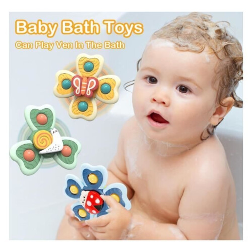 Giocattolo con ventosa - Non specificato - Girella per bambini - 4 pezzi - Multicolore - Plastica 1
