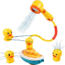 Jouet de bain 2 en 1 pour bébé, canard électrique à jet d'eau, jeux interactifs pour le bain, cadeau de Noël, jouet pour enfants de