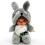 Kiki Totoro Monchichi -nukke, pehmolelu, 20 cm, harmaa ja pullo 1