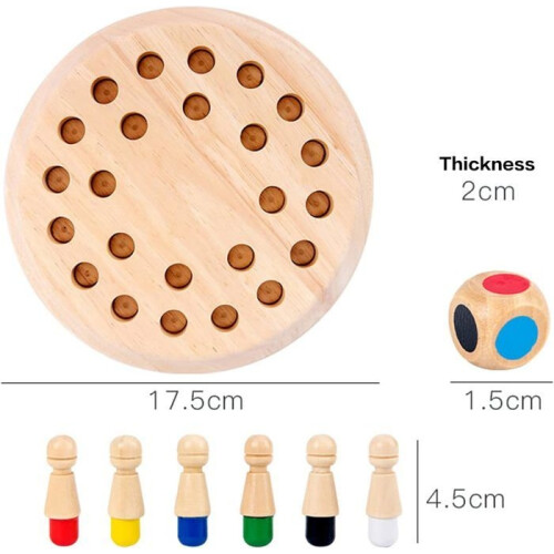 Παιχνίδια Montessori για ηλικίες 4 ετών και άνω, παιχνίδι εκμάθησης σκακιού μνήμης 1