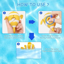 Jouet de bain pour bébé - Jouet de bain à remonter pour bébés - Multicolore - À partir de 12 mois