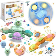 10 boîtes de bain pour bébé - Ventouses rotatives - ABS haute qualité - À partir de 10 mois