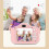 Caméra pour enfants, caméra numérique 2 pouces, mini caméscope rechargeable, connectable 3