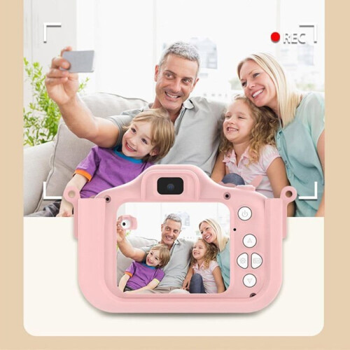 Kindercamera, 2,0 inch digitale kindercamera, mini oplaadbare kindercamcorder, aansluitbaar 2