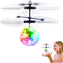 Pallina volante giocattolo, regalo per bambini e bambine: drone elicottero ricaricabile con luci a infrarossi.