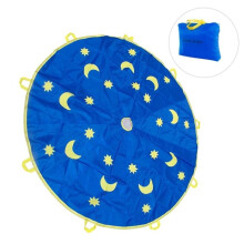 1.8m Children's Outdoor Sports Rainbow Umbrella, Kids Jump Bag, Ball Game, Parachute