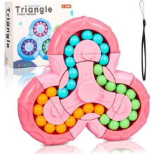 Puzzelspeelgoed met magische bonen - Educatief en antistress - Roze