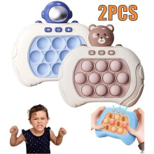 Fidget Sensory Toys | Pop Push Bubble Puzzle Games | Push Bubbles Electronic Game Fidget Controller | #1 Sensory Toy