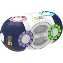 Fidget spinner a forma di cubo magico rotante, giocattolo educativo e antistress per adulti e bambini.