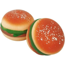 Pack of 2 Cute Kawaii Soft Squishy Simulation Hamburger Toys, Slow Rising Squeeze Toys, Anti-Stress Squishy Toys