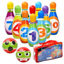 Children's Bowling Set - 10 Pins + 2 Balls - ABS Plastic - 29x15x8cm - Unisex