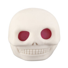 Skull-shaped squeezable decompression toy for children, skeleton-shaped sensory anti-stress toy