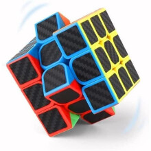 3x3 Speed Magic Cube, High Resistance Puzzle, Educational for Children and Adults, Adjustable Tension, Carbon Fiber Adhesive