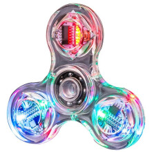 Draaiend LED-speelgoed voor kinderen en volwassenen - Transparante LED-verlichte dobbelstenen - Antistress