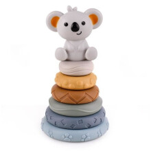 KALAVIKA Giocattolo sensoriale impilabile in silicone - Blocchi per bambini - Rosa - Unisex