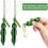 Stress relief toy - Squishy - 3-piece set - Pea-shaped keychain 4
