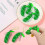 Stress relief toy - Squishy - 3-piece set - Pea-shaped keychain 2