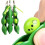 Stress relief toy - Squishy - 3-piece set - Pea-shaped keychain 1