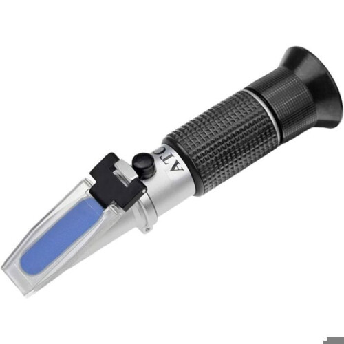 Manual refractometer 0-90% Brix – Sugar content measurement for honey, oils, syrup, jam – Automatic compensation