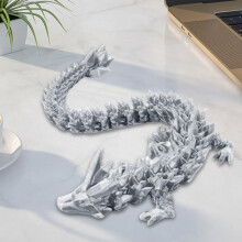 3D-geprinte drakeneieren met beweegbare drakenspeeltjes voor volwassenen, 3D-geprinte beweegbare drakenspeeltjes erin, ei A082