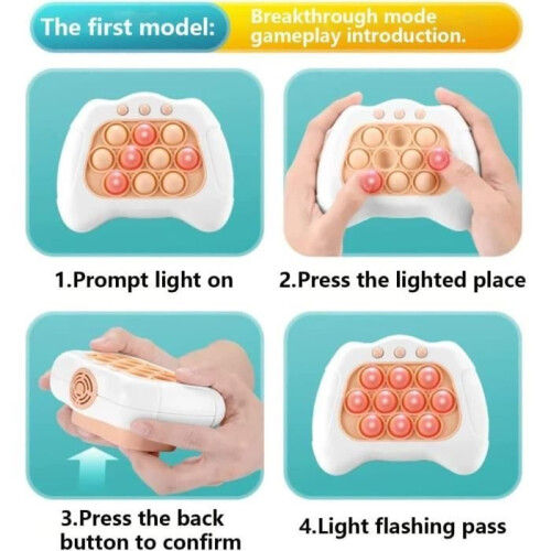 Fidget Sensory Toys | Pop Push Bubble Puzzle Games | Push Bubbles Electronic Game Fidget Controller | #1 Sensory Toy 1