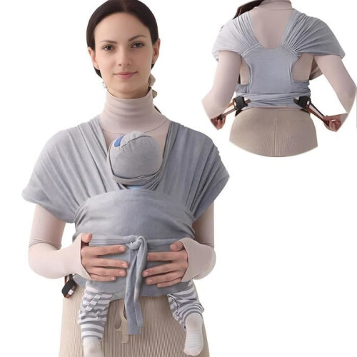 Marsupio regolabile per neonati e bambini piccoli - Grigio