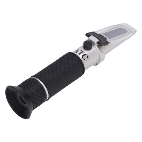 SALALIS Brix Meter Refractometer Tester, Brix Meter 0-32%, ATC Portable Sugar Refractometer, Garden Tools