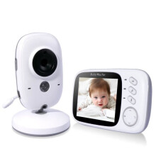 Baby Monitor Camera, Cool&Fun Wireless Baby Video Monitor with 3.2" Color LCD Screen, Video Baby Listening Camera with Night Vision,