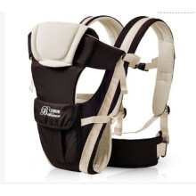 Marsupio 4 in 1 per portare il bambino davanti e dietro, zaino traspirante per escursioni e vacanze attive - Kaki