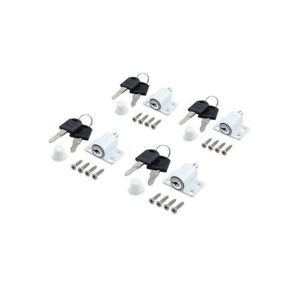 Aihontai Set Of 4 Safety Locks For Sliding Windows/Doors, Window Limiters With Lock And Key For Children