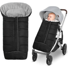 Universele voetenzak voor kinderwagen, comfortabele universele voetenzak met ritsen, slaapzak, waterdichte deken
