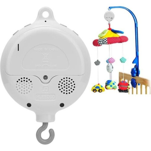 Giostrina musicale per culla con dodici dolci melodie, a batteria.
