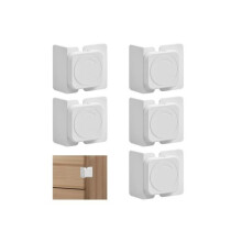 5 stuks babyveiligheidssloten, deurstoppers voor koelkast, kastjes, lades, vaatwasser en toilet.