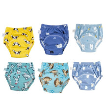 Unisex cotton potty training pants, reusable, breathable, waterproof, for boys and girls