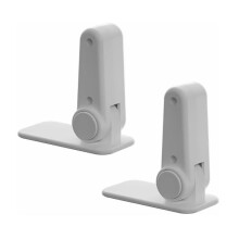 Child safety cupboard door stopper, baby safety door stopper, child safety door stopper, 2 pieces, removable, suitable for closing