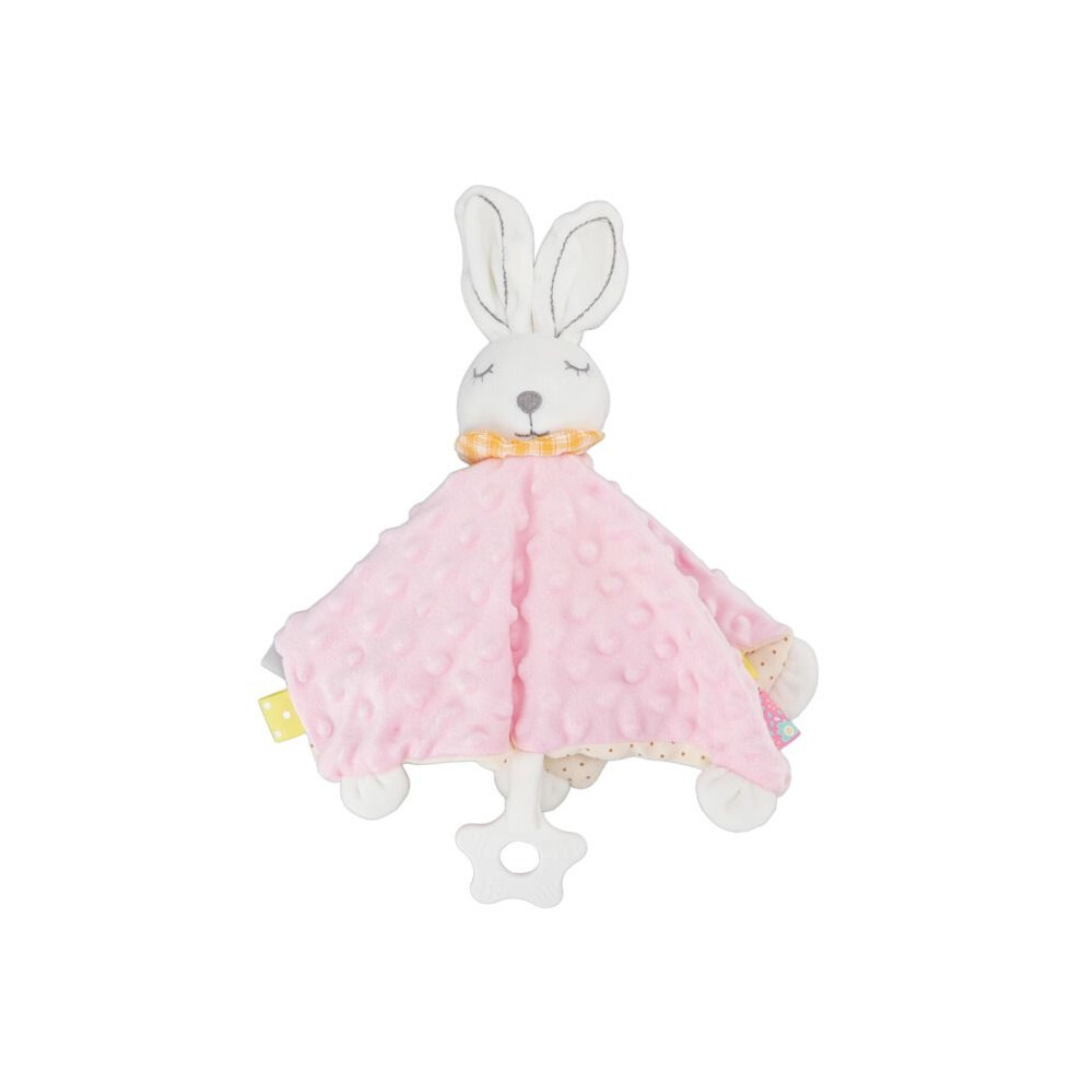 Aihontai Baby Safety Blanket, Non-Toxic, Soft And Cute, Plush, Rabbit, Nursery Towel, Toy For