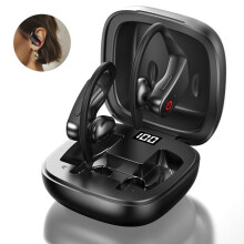 Écouteurs Bluetooth sans fil pour le sport, étanches IPX7, son stéréo 3D haute fidélité, autonomie de 50 heures et technologie de