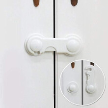 [Set di 8] Chiusure di sicurezza per armadietti per bambini, pratiche serrature di sicurezza per cassetti per bambini Canwn con adesivo