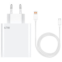 67W snellader + 1 meter 6A USB-C-kabel voor Xiaomi Redmi Note 15, Note 14/Pro Plus, 13, 12 4G-5G, A5, 15C, 14C, 13C