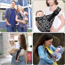 Hip Baby Carrier, Side-Mounted, Ergonomic, Multifunctional Baby Carrier, Physiological Baby Carrier, Adjustable Hammock Baby Carrier