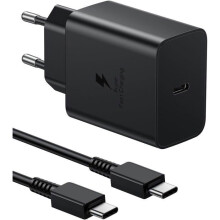 45W oplader voor Samsung, snelladen en 1 meter kabel voor Samsung Galaxy S24/S22/S26/S25 Ultra, S24 Plus, Z Fold5, Flip5, enz., zwart