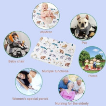 Wickelauflage für Babys, wasserdichte und waschbare Wickelauflage, ultra-saugfähige Wickelauflage