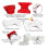 Set of 7 All-in-One Washable Diapers + 7 Microfiber Inserts 2