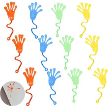 Kinderspielzeug – 12 Stück Partygeschenke – Klebehände – Zufällige Farbe