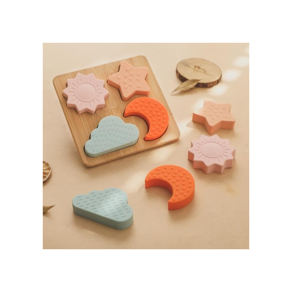 Aihontai Balance Toys - Wooden And Silicone Stacking Blocks - 1 Set - Educational - Unisex