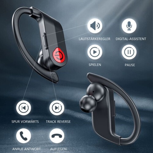 Cuffie Bluetooth over-ear impermeabili da 5,3 mm 2