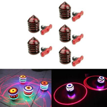 5-delige draaitol speelgoedset met kleurrijke lichtjes en muziek voor kinderen - verjaardagscadeau