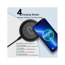 Wireless charger for Samsung Galaxy S24/S23 Ultra/S22/S21/Z Flip 6, 5.15W, iPhone 15/14 (Black)