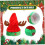Christmas Hat - Interactive - Musical - Red - Comfortable - For Adults 3